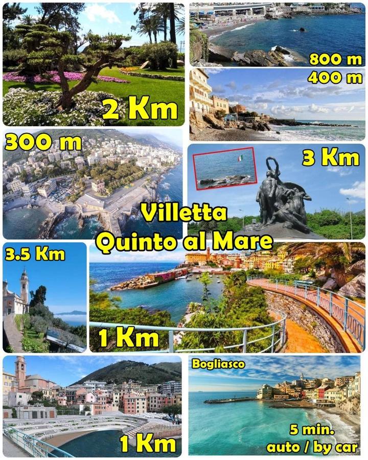 Villetta Quinto Al Mare - 2 Minutes From The Beach Genoa Exterior photo